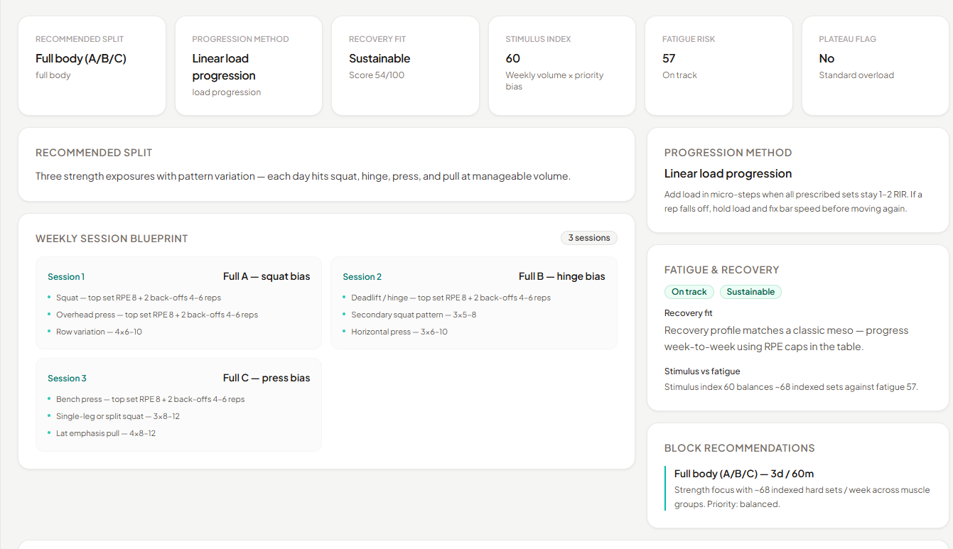 PracticePlanner code snippet